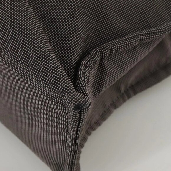 HERMES Her Line MM Hand Bag Canvas Gray Auth 103385 - Picture 5 of 16